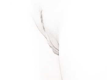 Künstlerischer Akt der Vagina in High Key Farbe