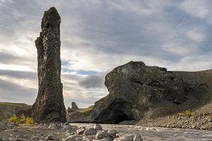 Karl og Kerling: Die Trollsäulen von Jökulsá á Fjöllum