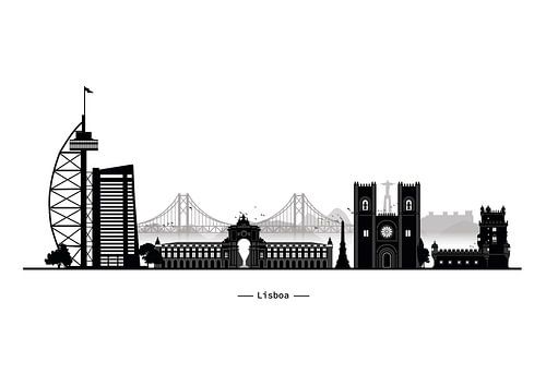Skyline van Lissabon