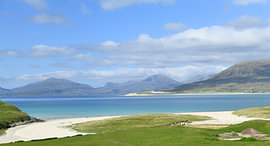 Luskentyre Beach in the Outer Hebrides, Western Scotland by Rini Kools