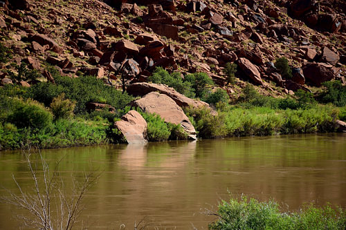 Colorado rivier reflecties