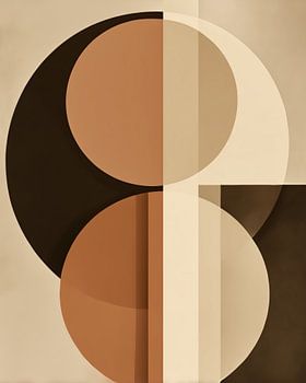 Abstrakt braun