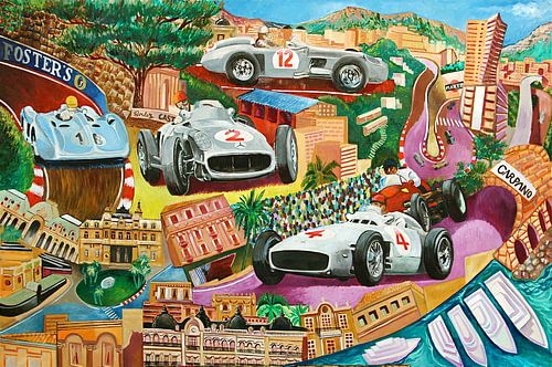 Fangio, Grand-prix Monaco Mercedes