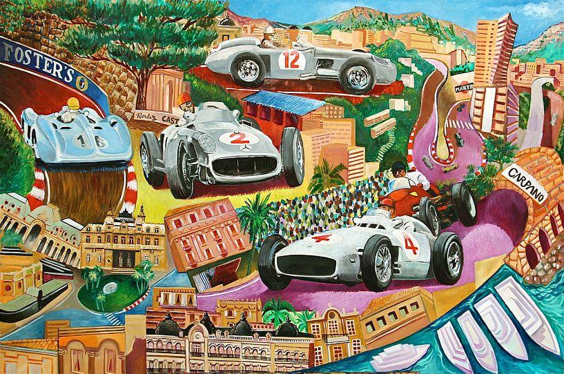 Fangio, Grand-Prix von Monaco Mercedes von Jeroen Quirijns