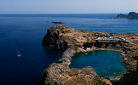 Aussicht von Lindos aus von SappiesPhoto