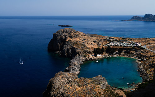 Aussicht von Lindos aus