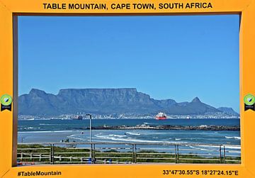la montagne de la Table au Cap en Afrique du Sud sur Werner Lehmann