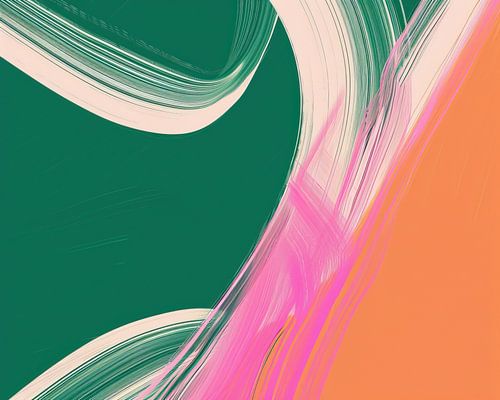 Œuvre abstraite scandinave