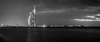 Burj al Arab black and white