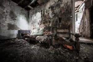 Une maison ancienne et abandonnée en Belgique