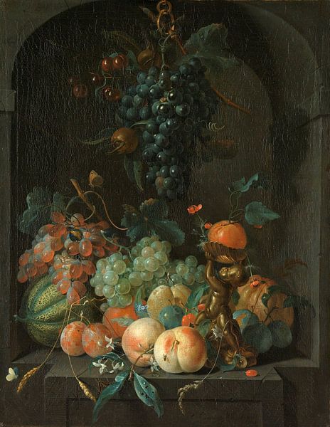 Still life with fruit, Coenraet Roepel by Masterful Masters