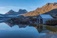 Sunrise in Cradle Mountain NP in Tasmania