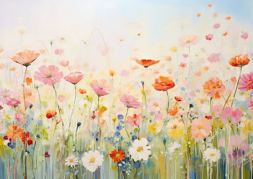 Fleurs style Monet sur Art Merveilleux