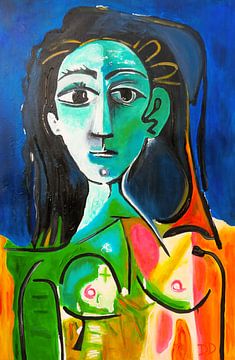 Portret Jacqueline van Pablo Picasso van Danielle Ducheine