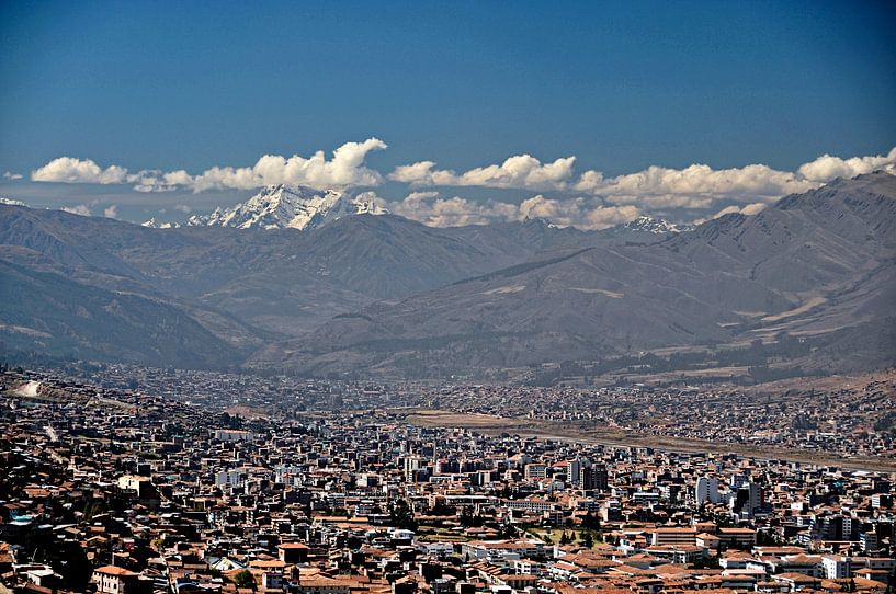 Cusco: Außergewöhnliches Panorama von Saqsaywaman aus von Frank Photos