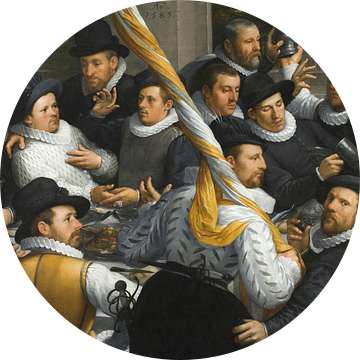 Banket van leden van de Haarlemse Burgerlijke Garde, Cornelis van Haarlem
