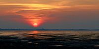 Sunset behind Keitum, Sylt