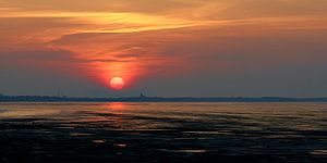 Sylt, Sonnenuntergang hinter Keitum