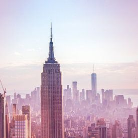 New York City Blick auf den modernen Sonnenuntergang von Harm Roseboom