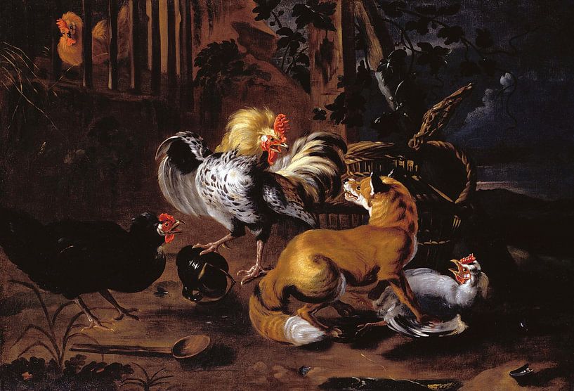 Fox and Poultry, Paul de Vos by Masterful Masters