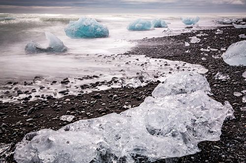 Glace et silence au Jökulsárlon