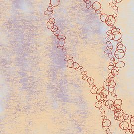 Moderne abstrakte Kunst. Pastell-Farbstudie Nr. 4. Verbindung. von Dina Dankers