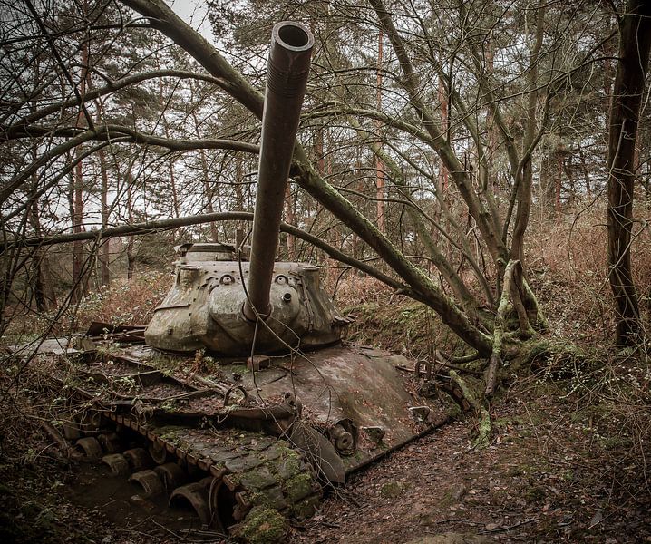 Tank in the woods Urbex by Olivier Photography