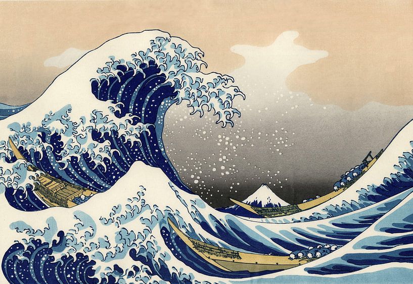 Die große Welle vor Kanagawa, Fuji, Japan von Roger VDB
