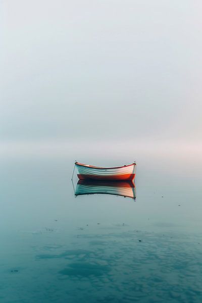 Einfachheit: Boot und Meer von fernlichtsicht