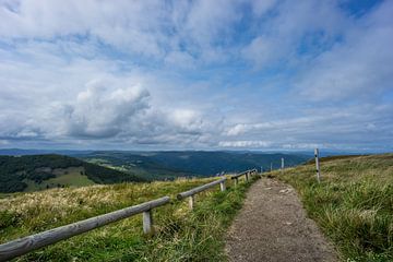 Frankreich - Wanderweg durch französische Berge in den Vogesen von adventure-photos