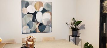 Klantfoto: Abstracte ronde vormen van Bert Nijholt