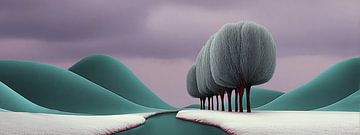 Douces collines pastel