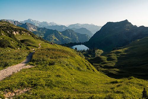 The Seealpsee in the Bavarian Alps