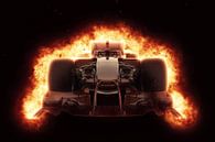 F1 Formel 1 Auto mit speziellem Feuereffekt von Atelier Liesjes Miniaturansicht