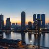 Rotterdam zonsondergang Wilhelminapier van Teuni's Dreams of Reality