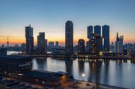 Rotterdam zonsondergang Wilhelminapier van Teuni's Dreams of Reality thumbnail