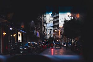De avond valt in Beirut, Libanon van Moniek Kuipers
