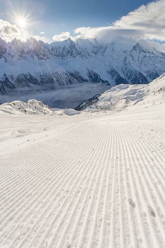 Make your ski tracks