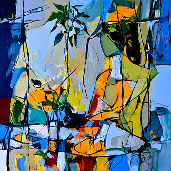 Abstract naakt