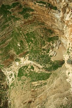 De berg van de verleiding van Jezus Christus in de buurt van Jericho.