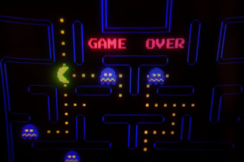 Pacman Game over by Evert Jan Luchies