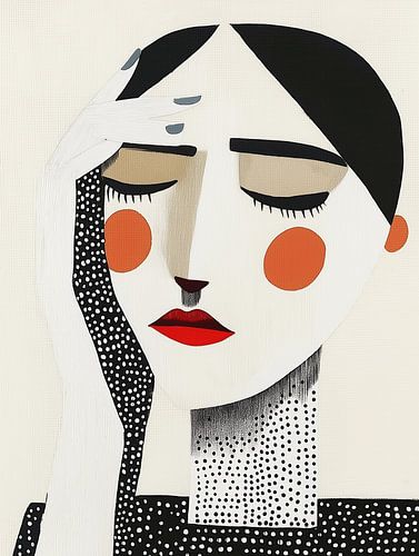 Vrouw abstract