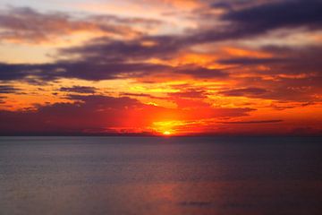 Sonnenuntergang in Australien (Hallett Cove) von Steve Puype