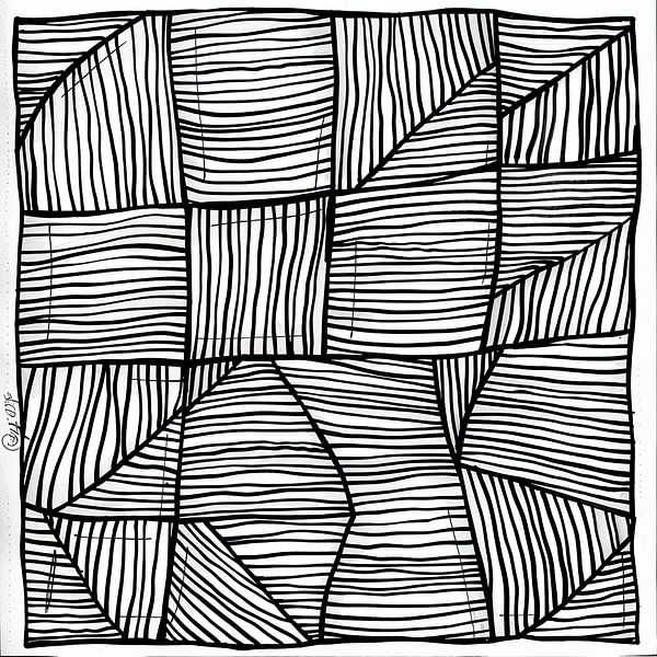 Modern Lines | Illustration by ARTEO Paintings