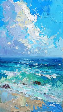 Azuurblauwe zee van ByNoukk