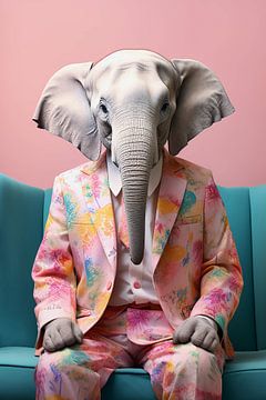 surreal elephant by haroulita