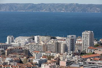 Marseille, Middelande Sea and mountains by Bart van Hoek