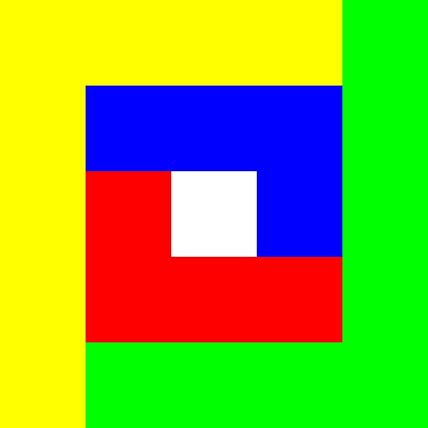 Color-Permutation | ID=05 | V=21 | 4xL-3 | RB-W by Gerhard Haberern