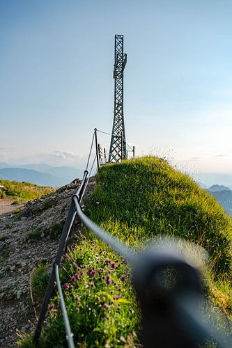 Topkruis van de Hochgrat en de Säntis op de achtergrond