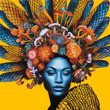 Jaune - Beige - Nature, beauté Portraits féminins 02